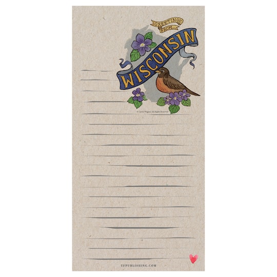 TF Publishing Wisconsin Magnet Pad